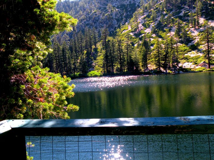 Angora Lakes Patio View from Cabin