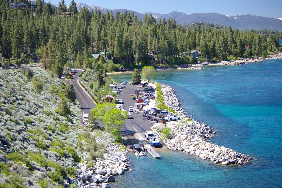 Cave Rock State Park Lake Tahoe Nevada