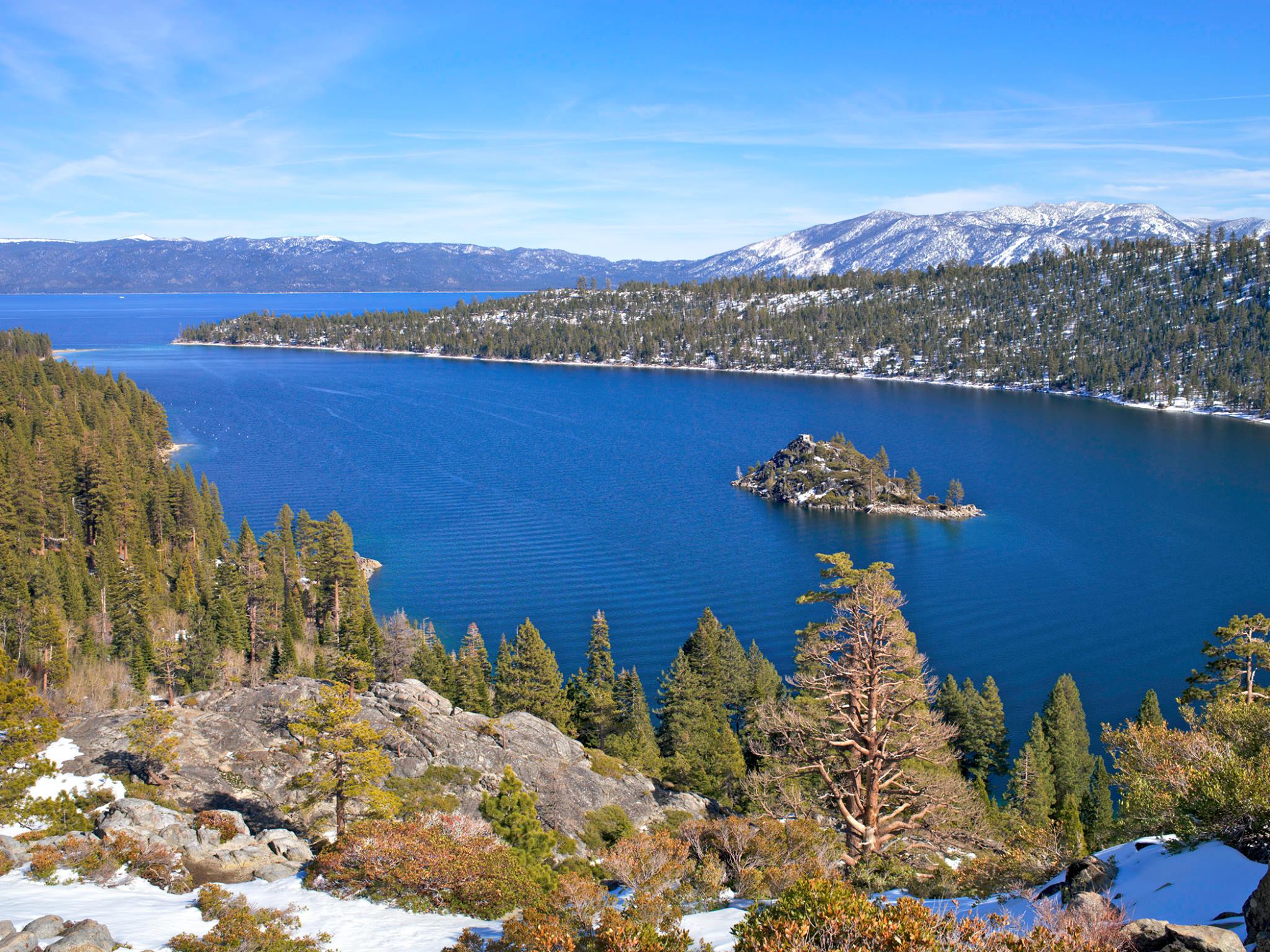 Emerald Bay State Park at Lake Tahoe California