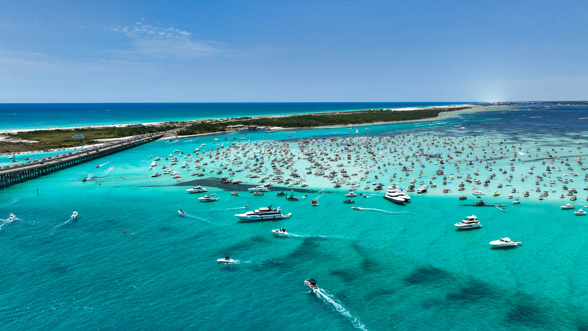 Crab Island in Destin Florida