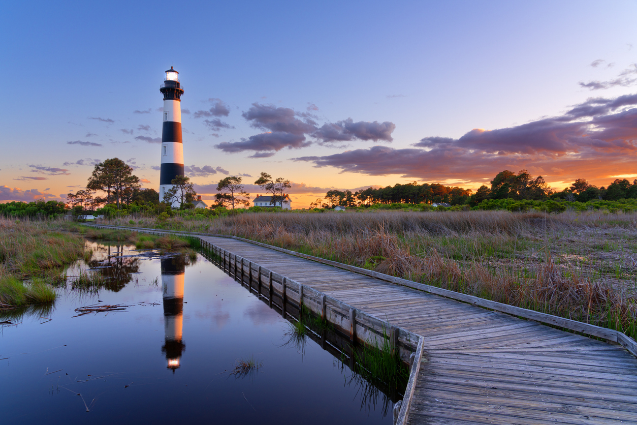 Bodie Island Lighthouse in the Outer Banks