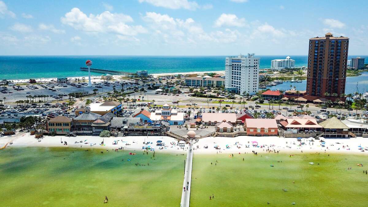 The Boardwalk on Pensacola Beach Florida