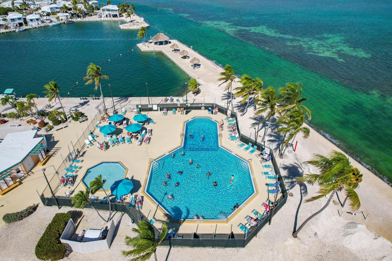 Pool at Venture Out Community Cudjoe Key Florida