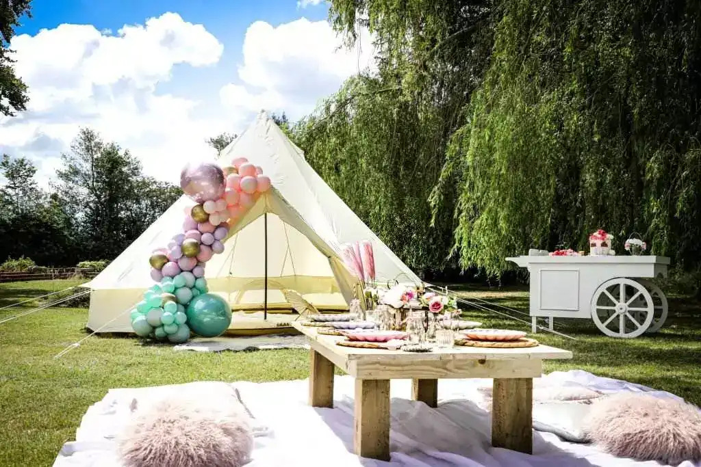 Backyard Glamping and Picnic Party