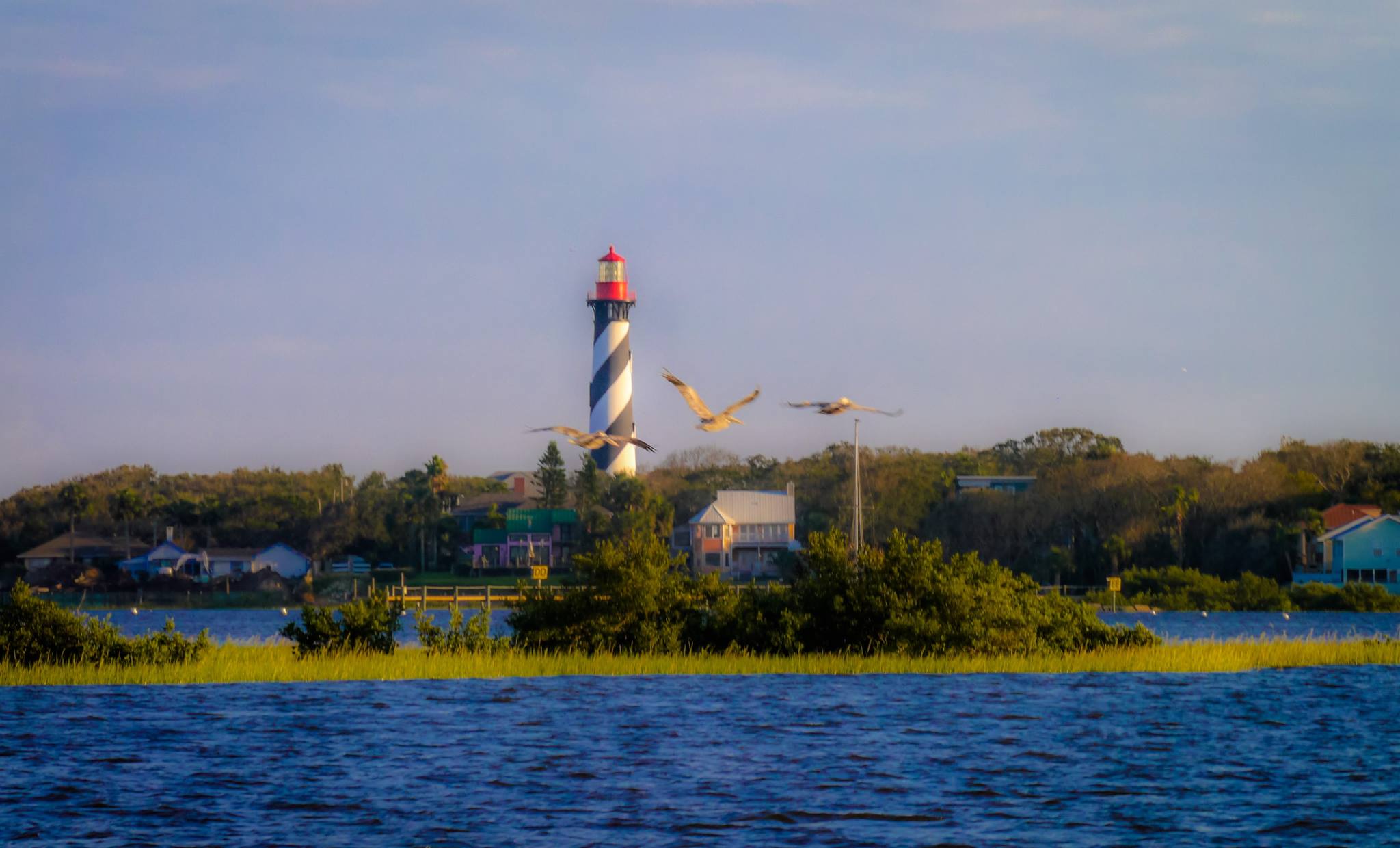 St Augustine Florida Lighthouse on Anastasia Island