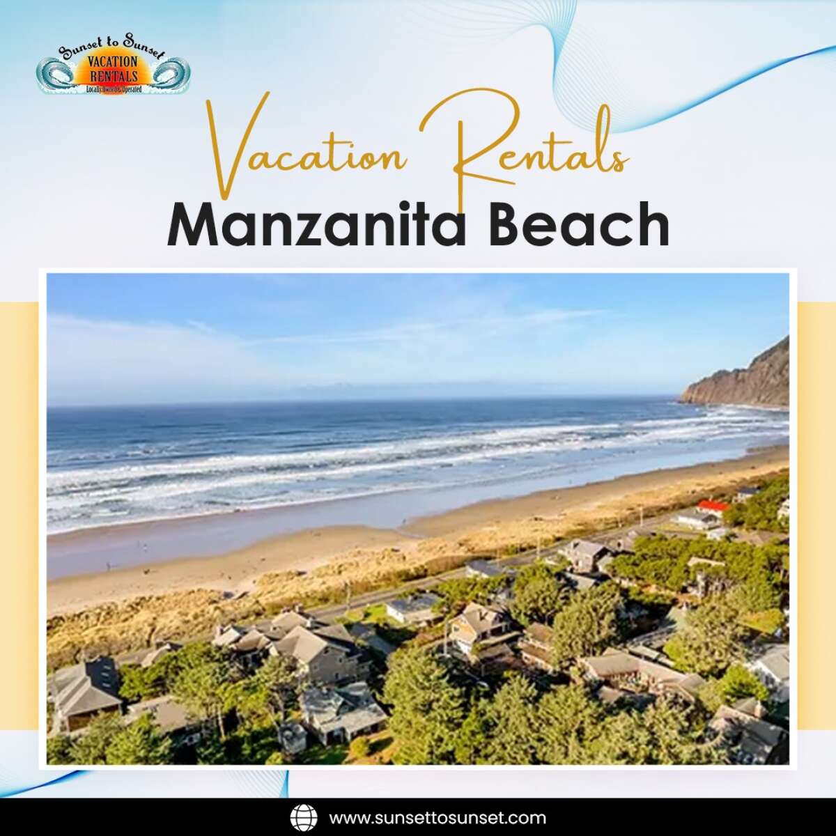 Sunset to Sunset Vacation Rentals and Property Management in Manzanita Oregon